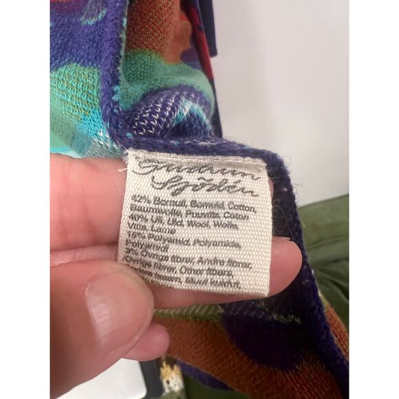 Women’s Gudrun Sjödén Unique Colorful Floral Cardigan Cotton S Purple - Picture 7 of 7